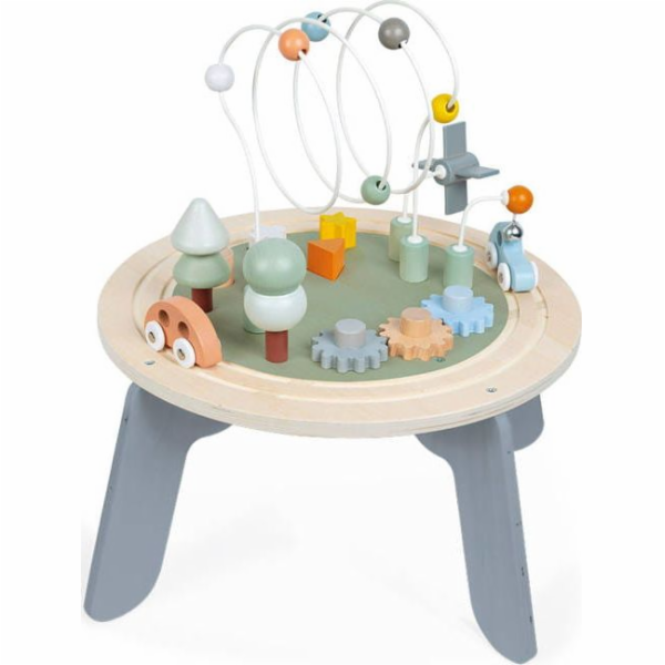 Janod Janod - Multifunkční dřevěný vzdělávací stůl s nast...