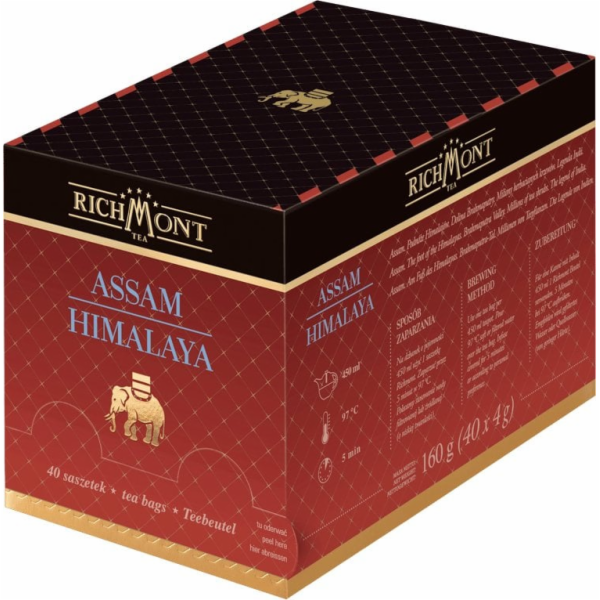 Richmont Černý čaj Richmond Assam Himalaya 40x4g