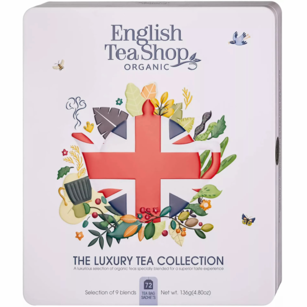 English Tea Shop Kolekce čajů s vlajkou Unie - 72 čajovýc...