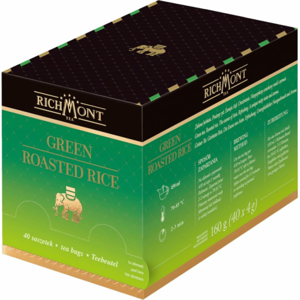 Richmont Zelený čaj s praženou rýží 40 sáčků