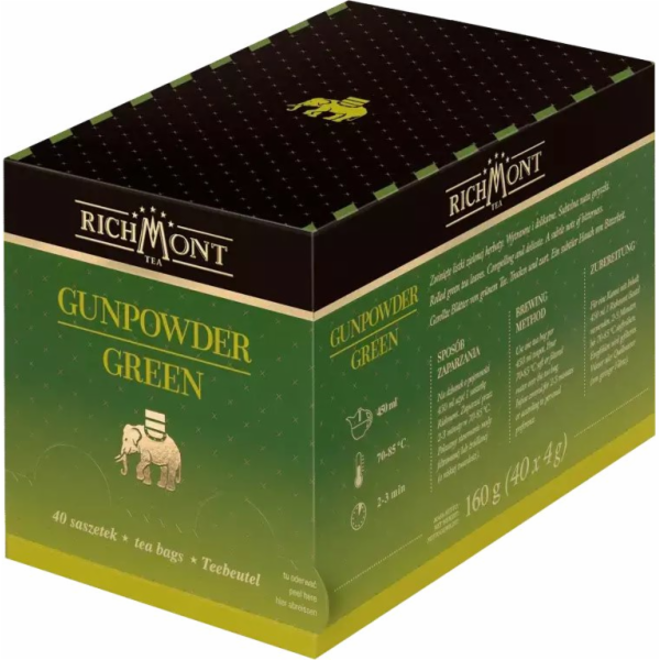 Richmont Zelený čaj Richmond Gunpowder - 40x4g