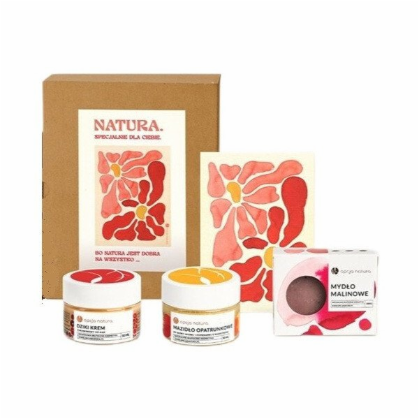 Balea Med Sada Natura Natura malinové mýdlo 100g + krém n...