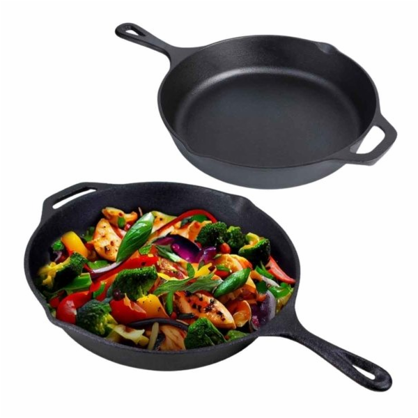 Atusa Litinová pánev HAGE 31 cm s rukojetí, indukční