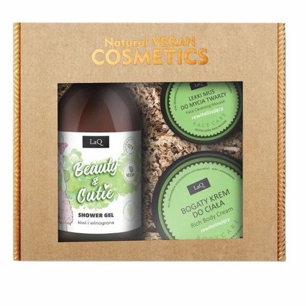 LaQ Beauty & Cutie sada sprchový gel 500ml + bohatý tělov...