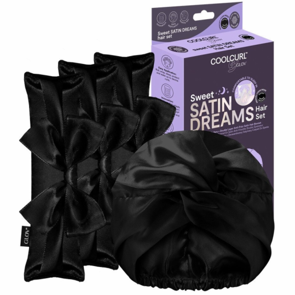 Glov Sada 3 kulem na studené vlasy Sweet Satin Dreams + 1...