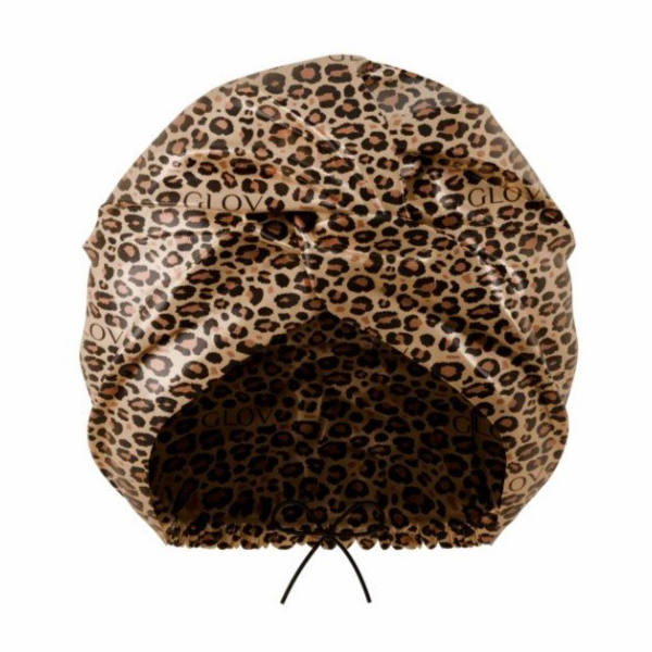 Glov Dvouvrstvá saténová spací čepice Cheetah