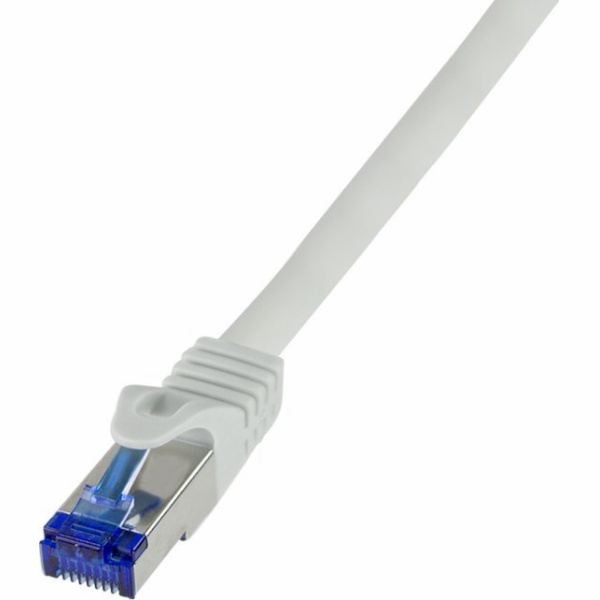 LogiLink Síťový kabel C6A092S Cat6a S/FTP (S-STP), šedý, ...