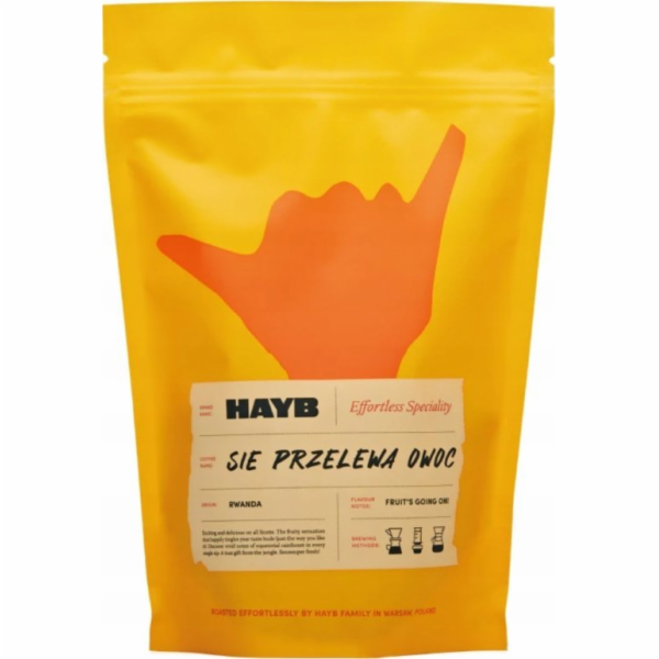 HAYB Sie Przelew ovocná zrnková káva 250 g