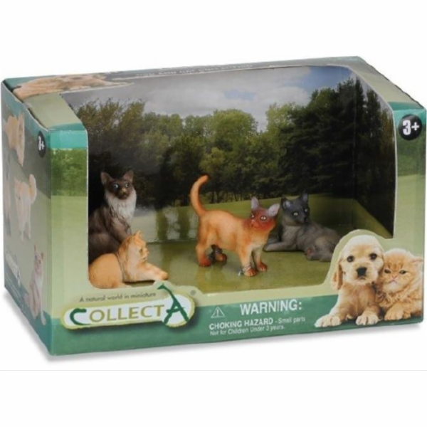 Collecta COLLECTA figurka SADA 4 KOČEK V BALENÍ