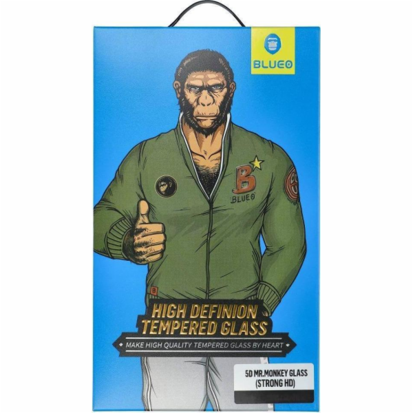 Strong 5D Mr. Monkey Glass - Apple iPhone 13 Pro Max Blac...