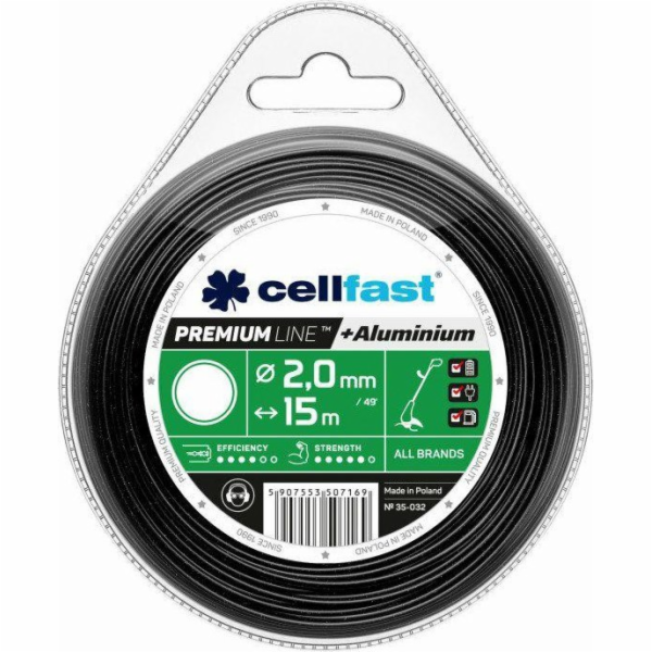 Cellfast PREMIUM ŘEZACÍ STRUNDA 3,0 mm / 80 m KULATÁ CELL...