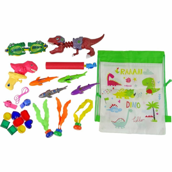 LeanToys Sada hraček s dinosaury na potápění