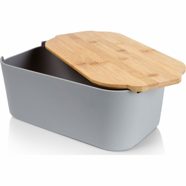 Vilde Chlebník s bambusovou deskou, šedý 259302