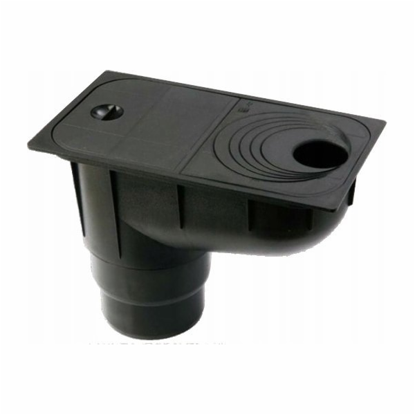 ExtraLink Sběrač usazenin z okapu O 110, černý [1]