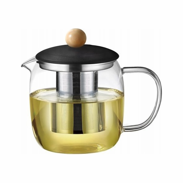 Florina Skleněná konvice RENNE 1,0 l s nálevníkem (podlož...