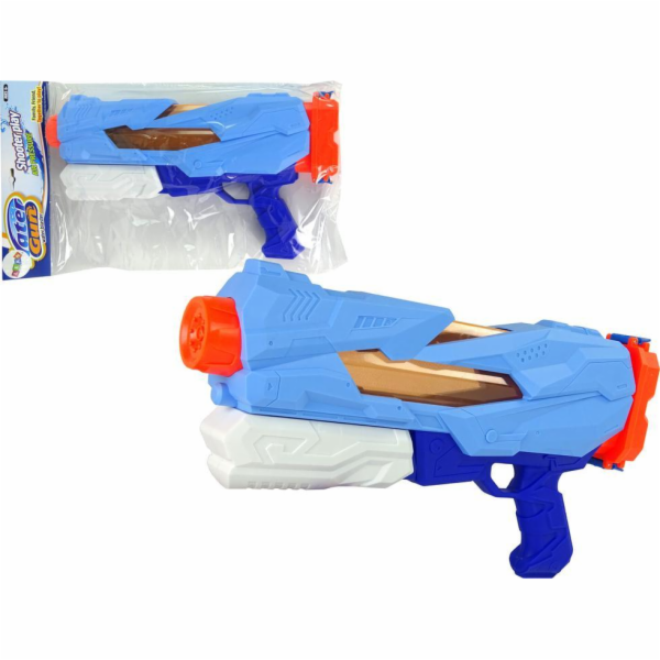 LeanToys Velká vodní pistole 800ml modrá