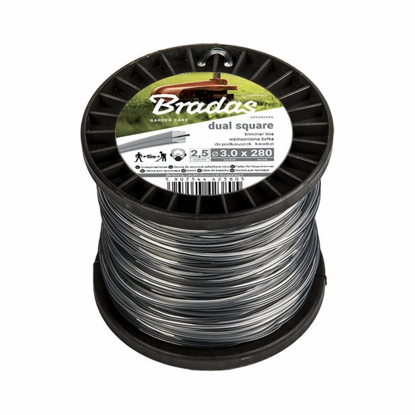 Bradas RIPPER DVOJITÁ ŘEZACÍ STROJ 2,7*100m ČTVERCOVÁ CÍVKA