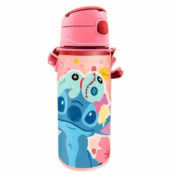 Kids Euroswan 600ml hliníková láhev s popruhem Stitch ST0...