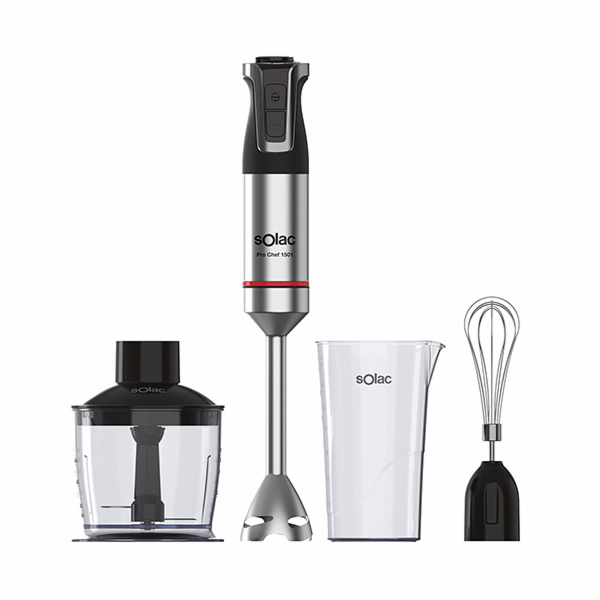 Mixér Solac, BA5618, Pro Chef 1501, tyčový, 4 čepele z ne...