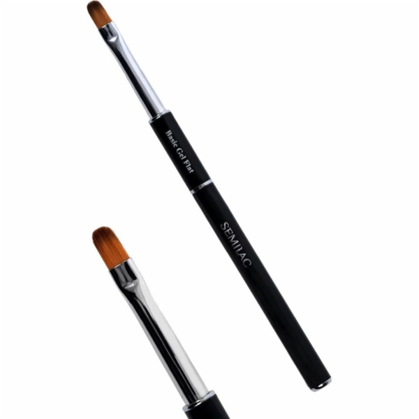 Semilac Basic plochý štětec na gel