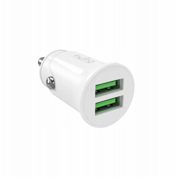 Puro Nabíječka do auta Charger Pro Lite 2x USB-A 10W - bílá