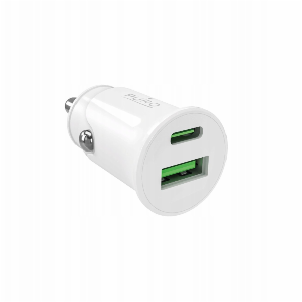 Puro Nabíječka do auta Pro Lite 1x USB-A + 1x USB-C Power...