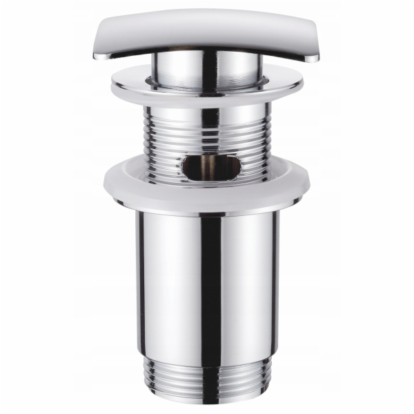 Invena Mosazná zátka click-clack, chrom SC-B1-140-L