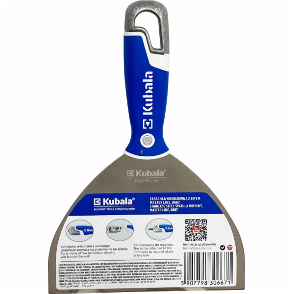 Kubala nerezový tmel s otočnou hlavou zabudovanou v rukoj...