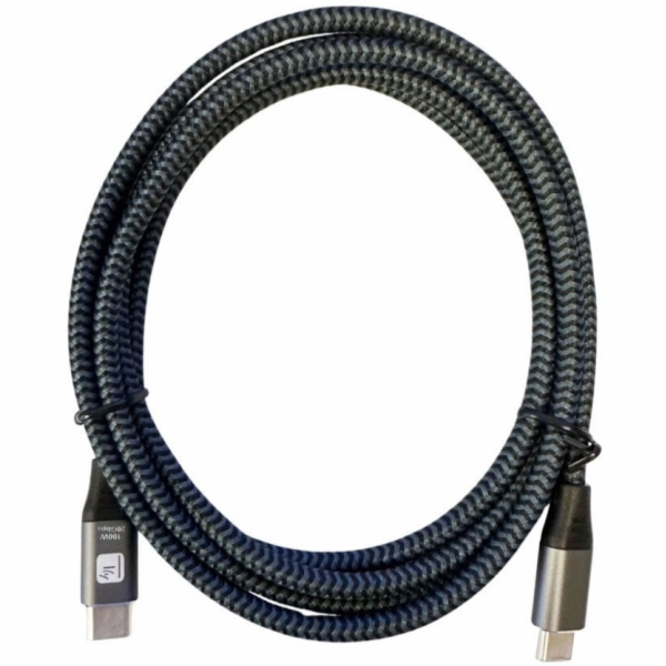 Techly Kabel USB-C - USB-C 2 m černý (TLY_622403)