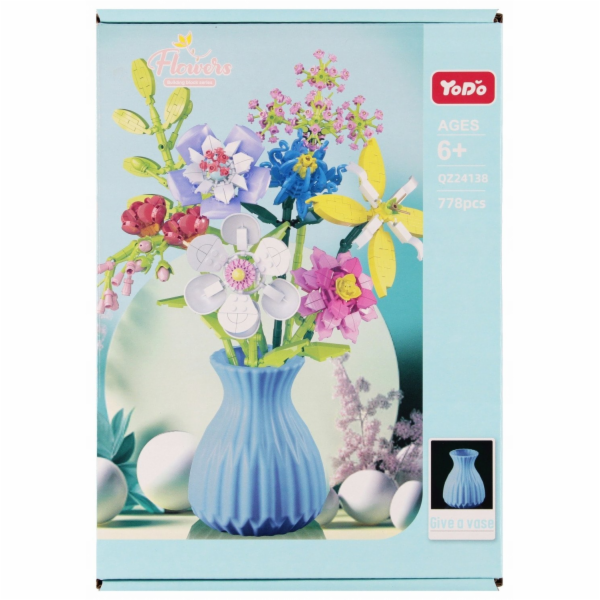 Mega Creative STAVEBNÍ BLOKY KVĚTINY 778 KS 17X25X12 MC P...