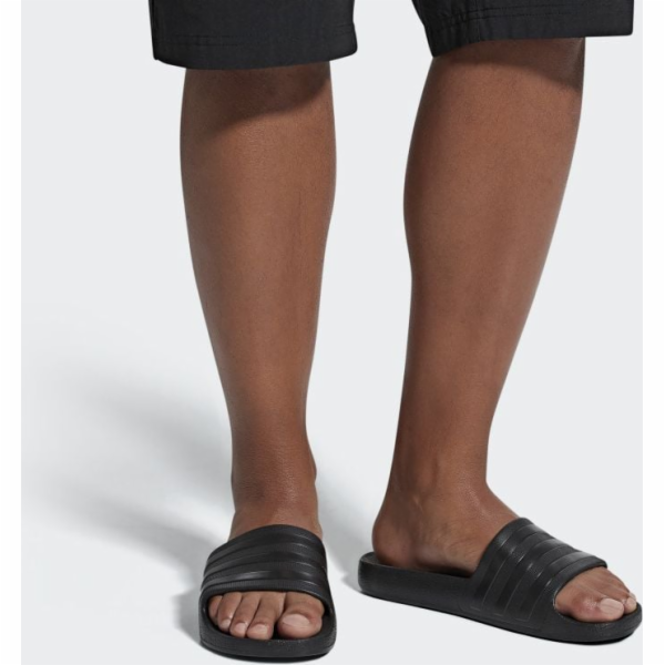 Adidas Pánské pantofle Adilette Aqua, černé, velikost 46 ...