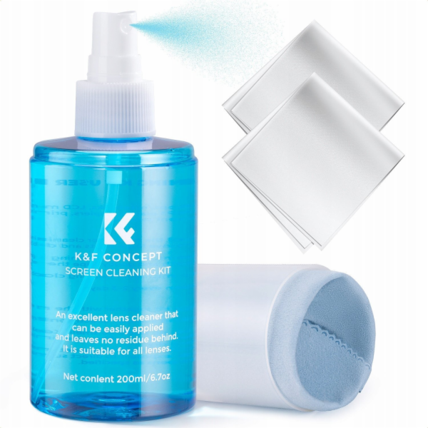 Kf K&f Čisticí sada na LCD obrazovky 200 ml + 3x hadřík /...