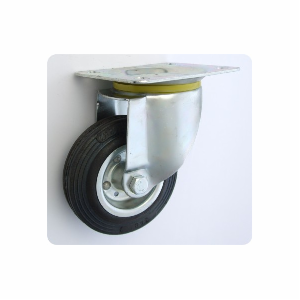 Zabi Kolečko z kovu a gumy v otočném pouzdře 125 mm - 22