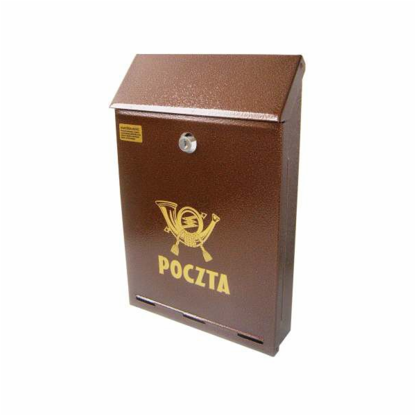 NoName Starožitná měděná poštovní schránka C-4