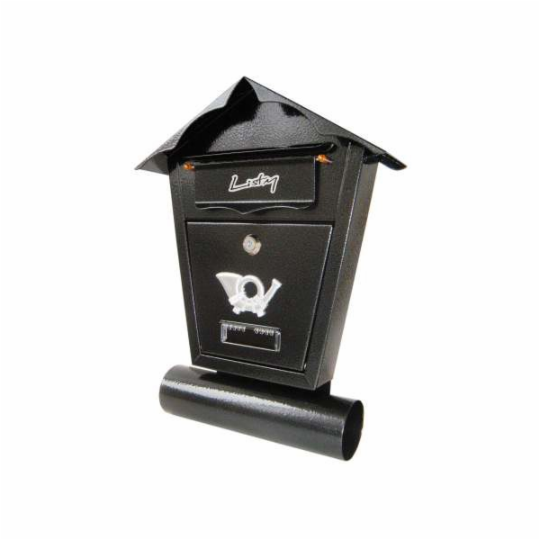 NoName&nbsp;Starožitná&nbsp;šedá&nbsp;poštovní&nbsp;schránka&nbsp;s&nbsp;tubusem&nbsp;SD1T