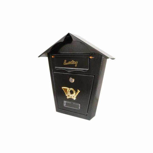 NoName Starožitná šedá poštovní schránka SD1