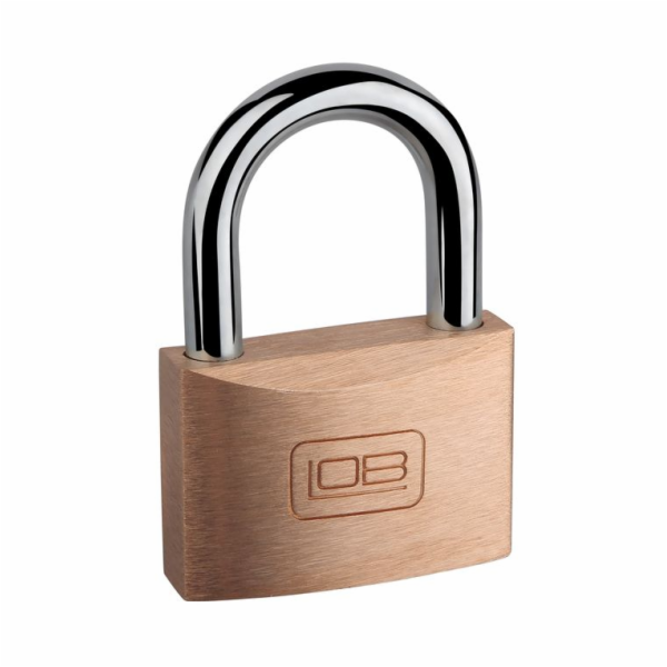 LOB Mosazný visací zámek s čepem KM60