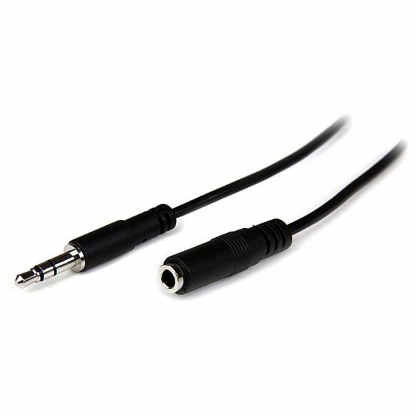 StarTech Kabel Jack 3,5 mm - Jack 3,5 mm 1 m černý (MU1MMFS)