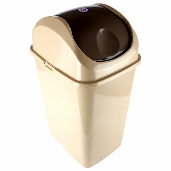 Katex Výklopný kontejner SLIM 35 L - béžový 355x285x577 mm