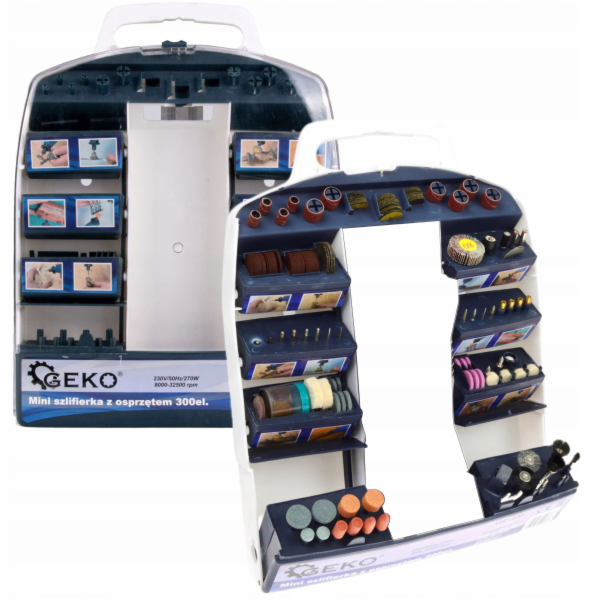 Geko Kufr na mini mlýnek s příslušenstvím 300 ks.(1)