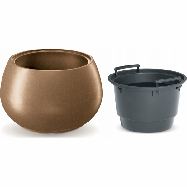 Prosperplast HEOS ECO DŘEVĚNÝ KVĚTINÁČ - NATURO FSC MIX 18L