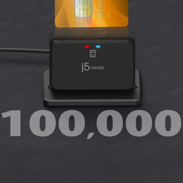 j5create Stojan pro čtečku čipových karet / CAC USB™