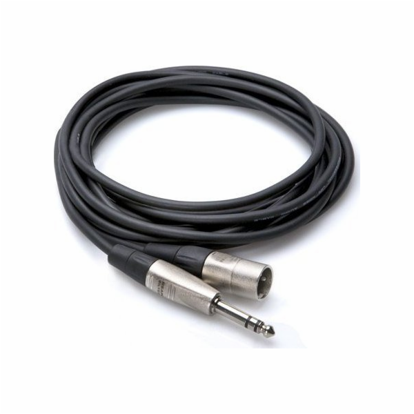 Hosa Kabel Jack 6,3 mm - XLR 1,52 m stříbrný (HSX-005)