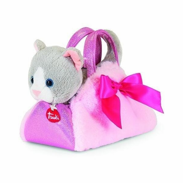 Trudi Plyšová hračka Kočka v kabelce