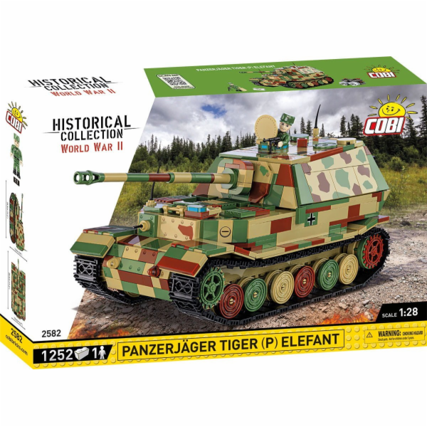 Cobi Klocki Panzerjager Tiger (P) Bloky slonů
