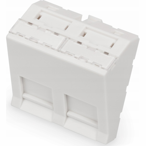 Digitus Frontplatte 2Port abgewinkelt, für Rahmen DN-9380...