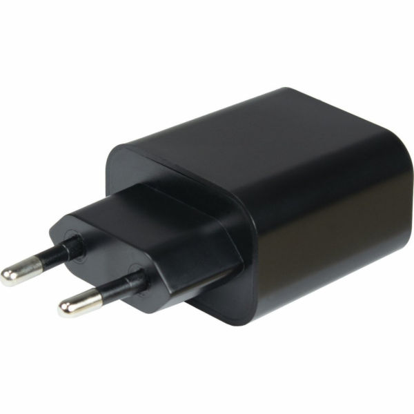 Inter-Tech Ladegerät PD-2120, USB-C + USB-A Charger (schw...