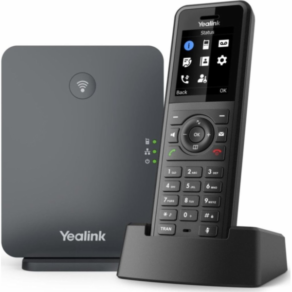 Yealink W77P (schwarz, Basisstation mit Mobilteil)