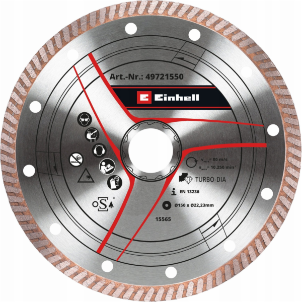 Einhell Diamant-Trennscheibe dünn, Ř 150 x 1,6mm (für Akk...