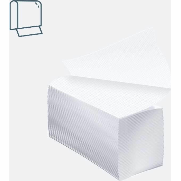 DGA OPTIMA Papírové utěrky Luna Smart – ZZ, 3dílné skládá...